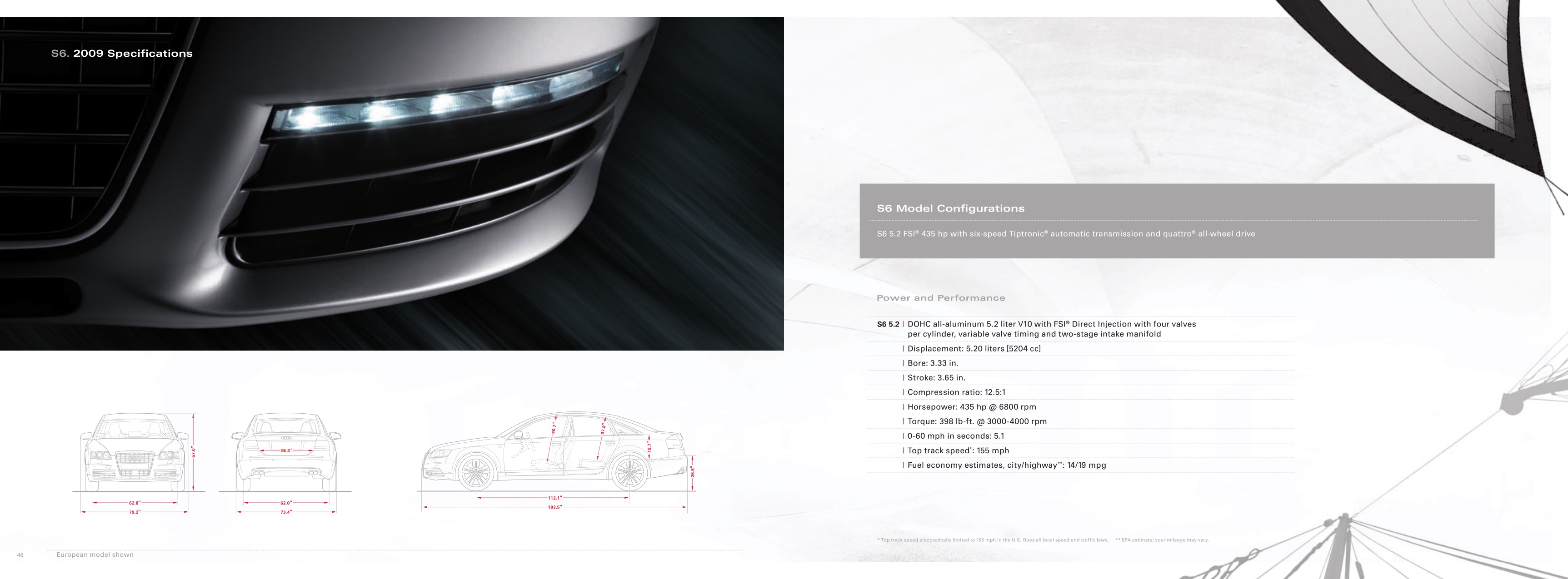 2009 Audi A6 Brochure Page 8